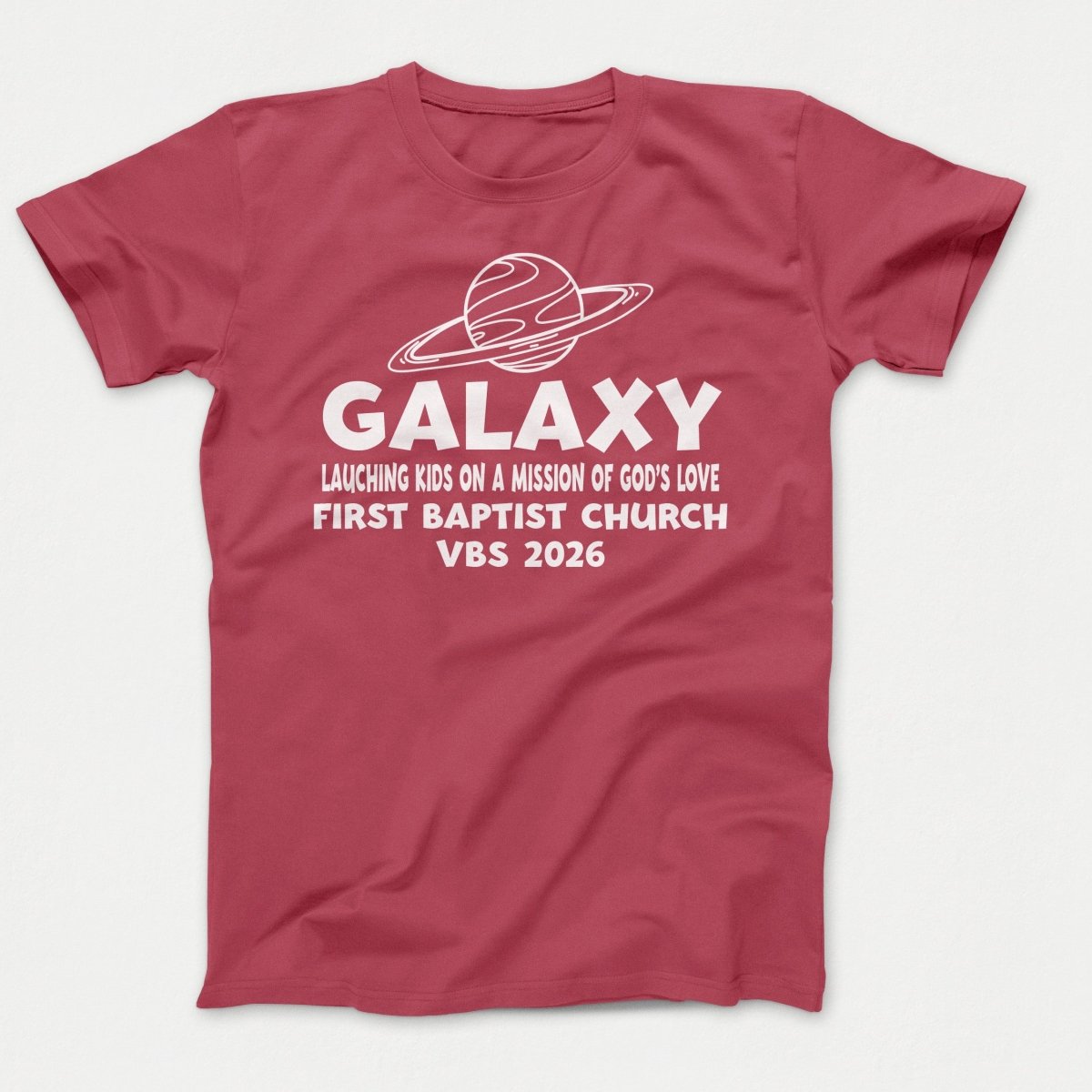 Galaxy VBS Shirts - Planet Design - Adult T-shirts Zinnia - Polkabean