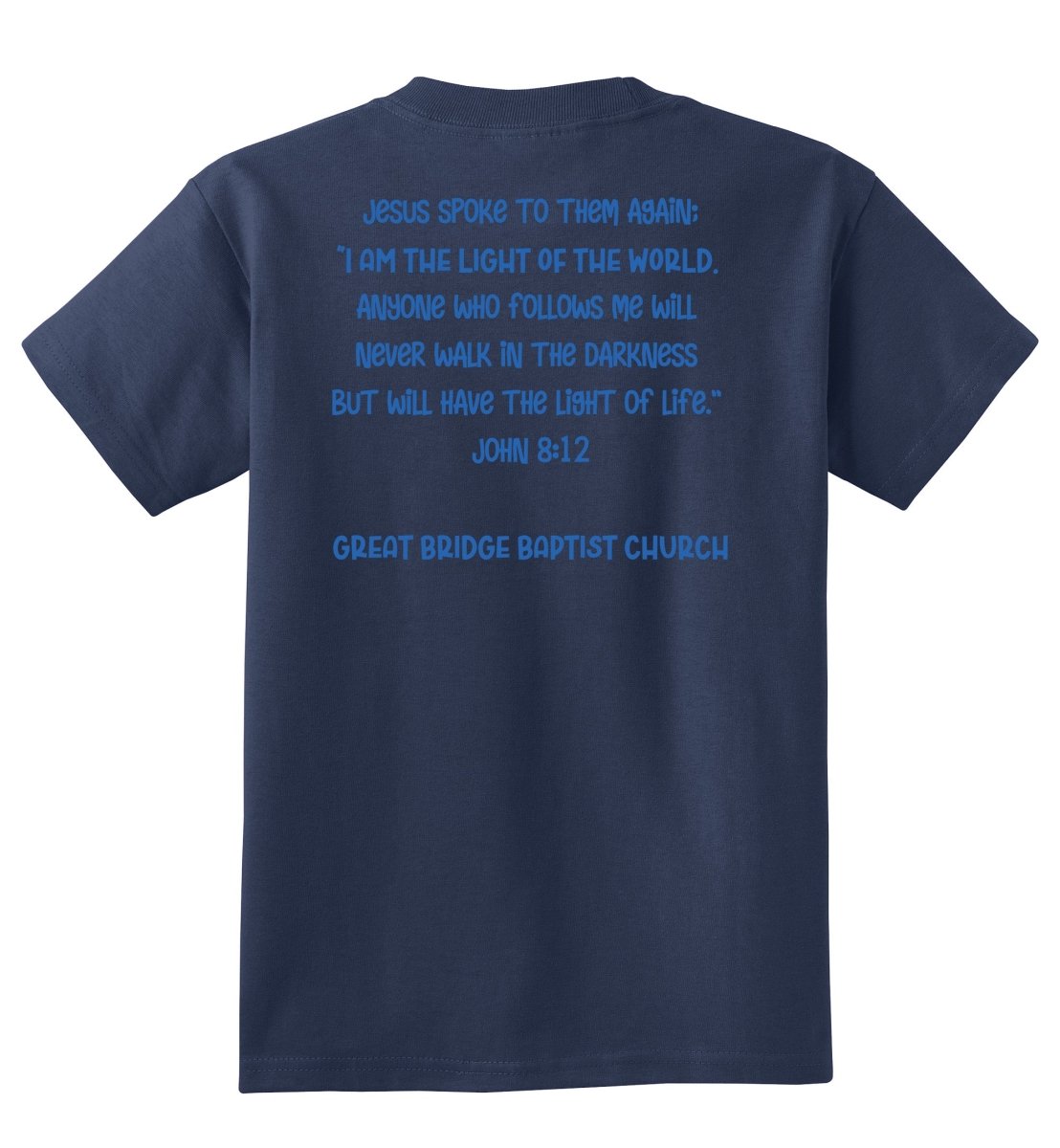 Illumination Station VBS Shirts - Great Bridge Baptist Church Yellow - Polkabean