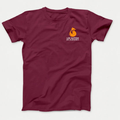 LAA School Shirt Adult Athletic Maroon - Polkabean