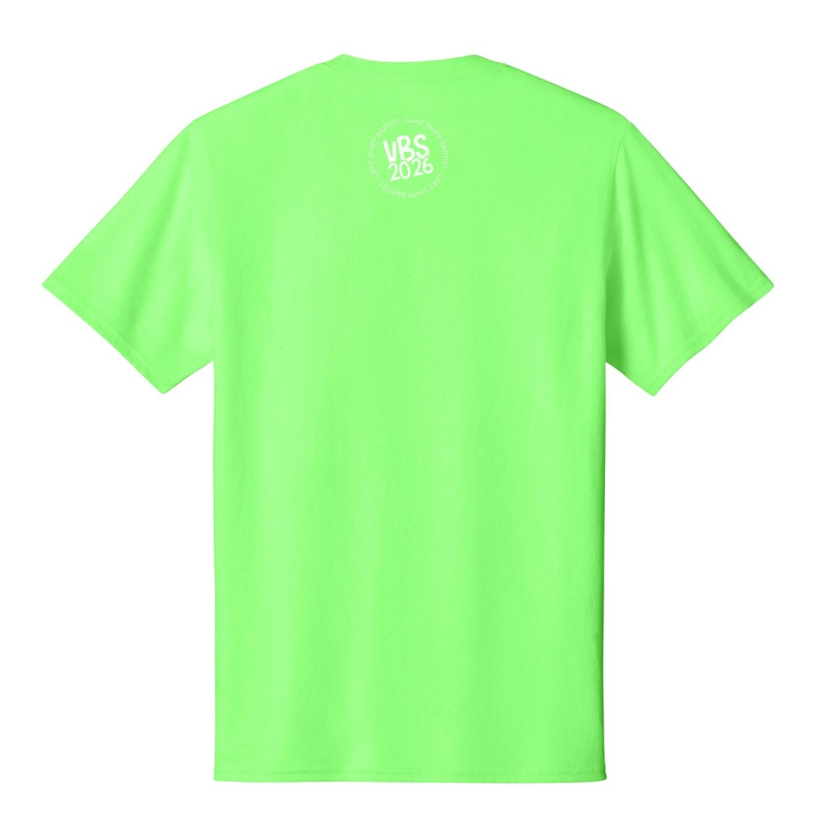 Lake Shipp Baptist Church VBS 2026 Neon Green - Polkabean