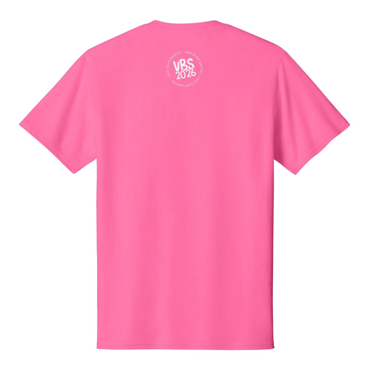 Lake Shipp Baptist Church VBS 2026 Neon Pink - Polkabean