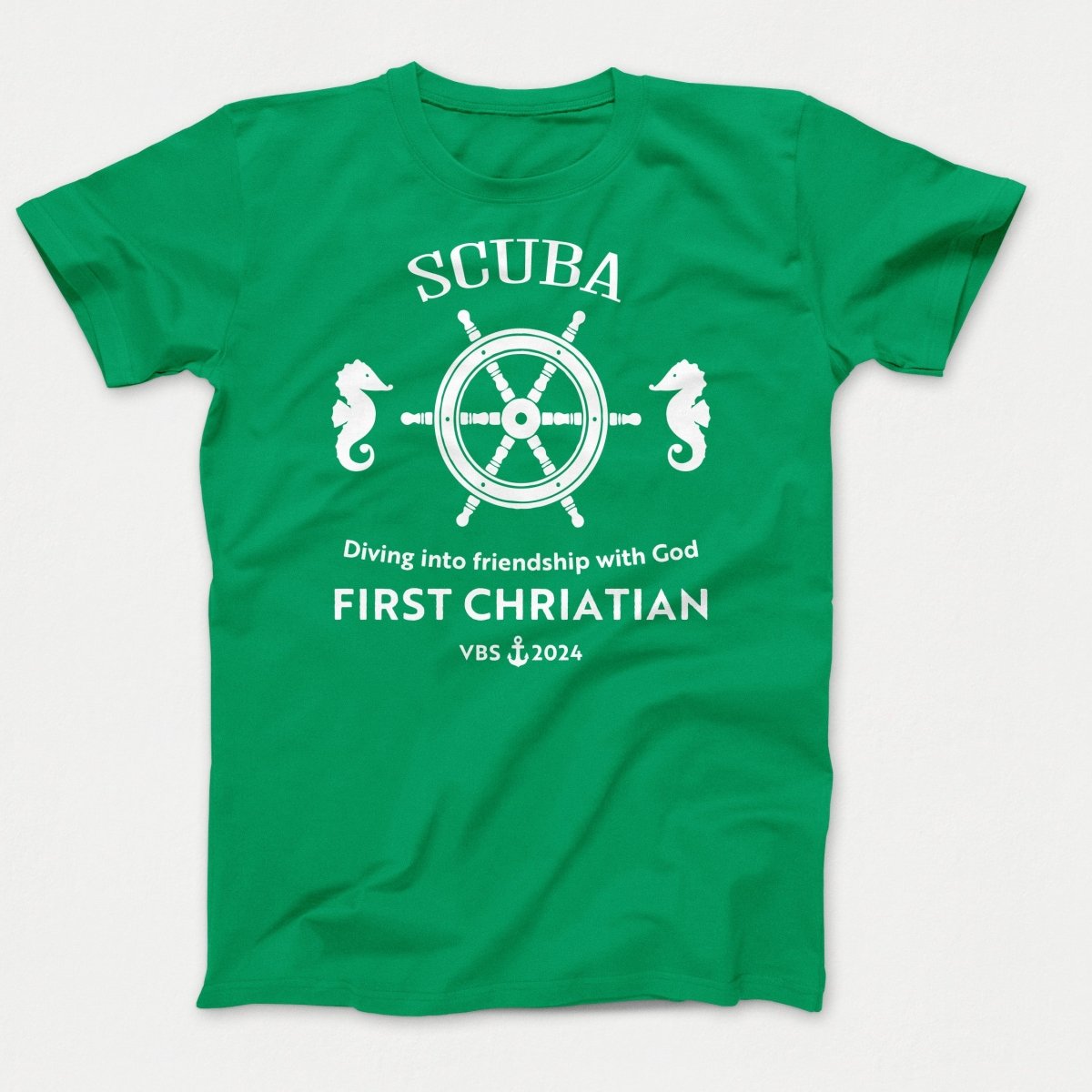 Scuba VBS Shirts - Seahorse - Youth T-shirts Kelly - Polkabean