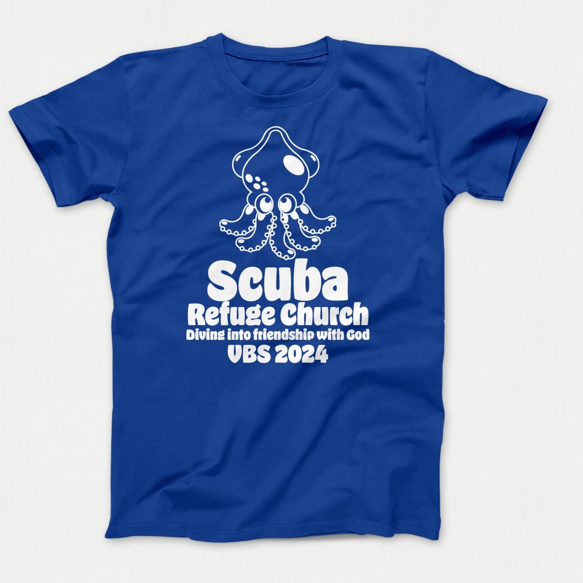 Scuba VBS Shirts - Squid - Youth T-shirts True Royal - Polkabean
