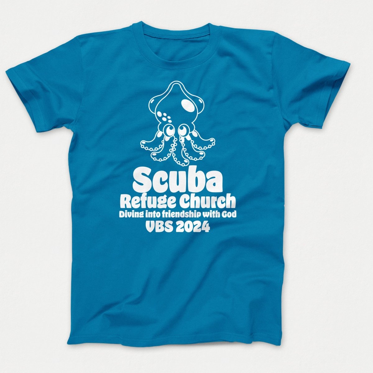 Scuba VBS Shirts - Squid - Youth T-shirts Sapphire - Polkabean