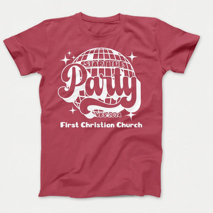 Start the Party VBS Shirts - Adult Sizes Zinnia - Polkabean