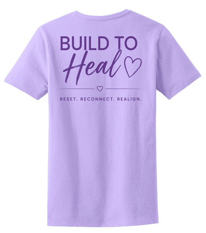 SWFL Women in Construction - Candy Pink and Lavender Ladies Cut Lavender - Polkabean