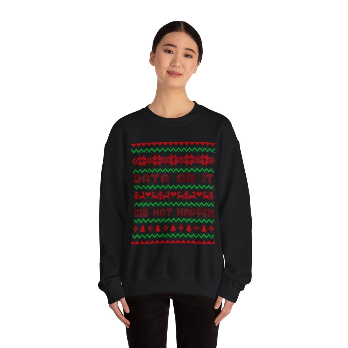 Ugly Sweater Unisex Heavy Blend™ Crewneck Sweatshirt S - Polkabean
