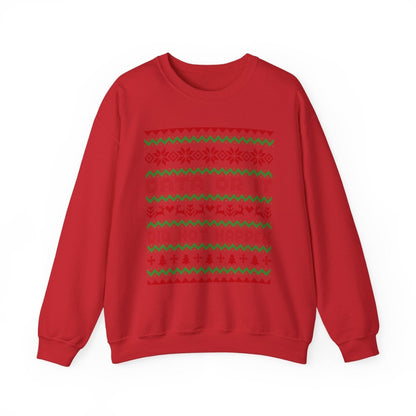 Ugly Sweater Unisex Heavy Blend™ Crewneck Sweatshirt S - Polkabean