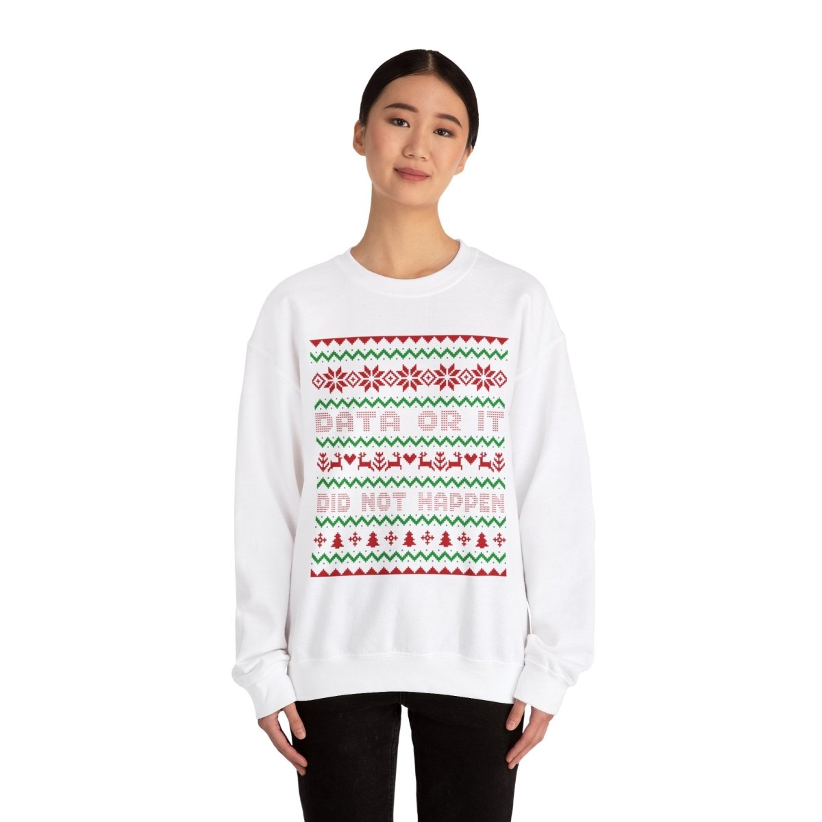 Ugly Sweater Unisex Heavy Blend™ Crewneck Sweatshirt S - Polkabean