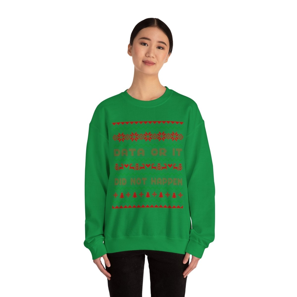 Ugly Sweater Unisex Heavy Blend™ Crewneck Sweatshirt S - Polkabean