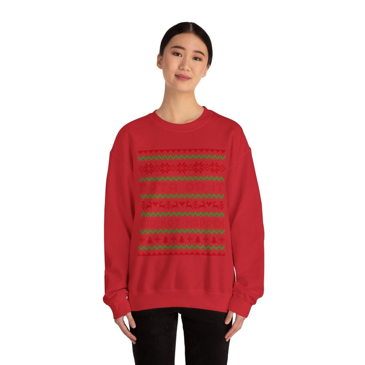 Ugly Sweater Unisex Heavy Blend™ Crewneck Sweatshirt S - Polkabean