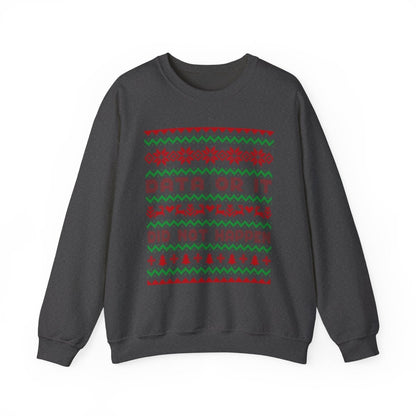 Ugly Sweater Unisex Heavy Blend™ Crewneck Sweatshirt S - Polkabean