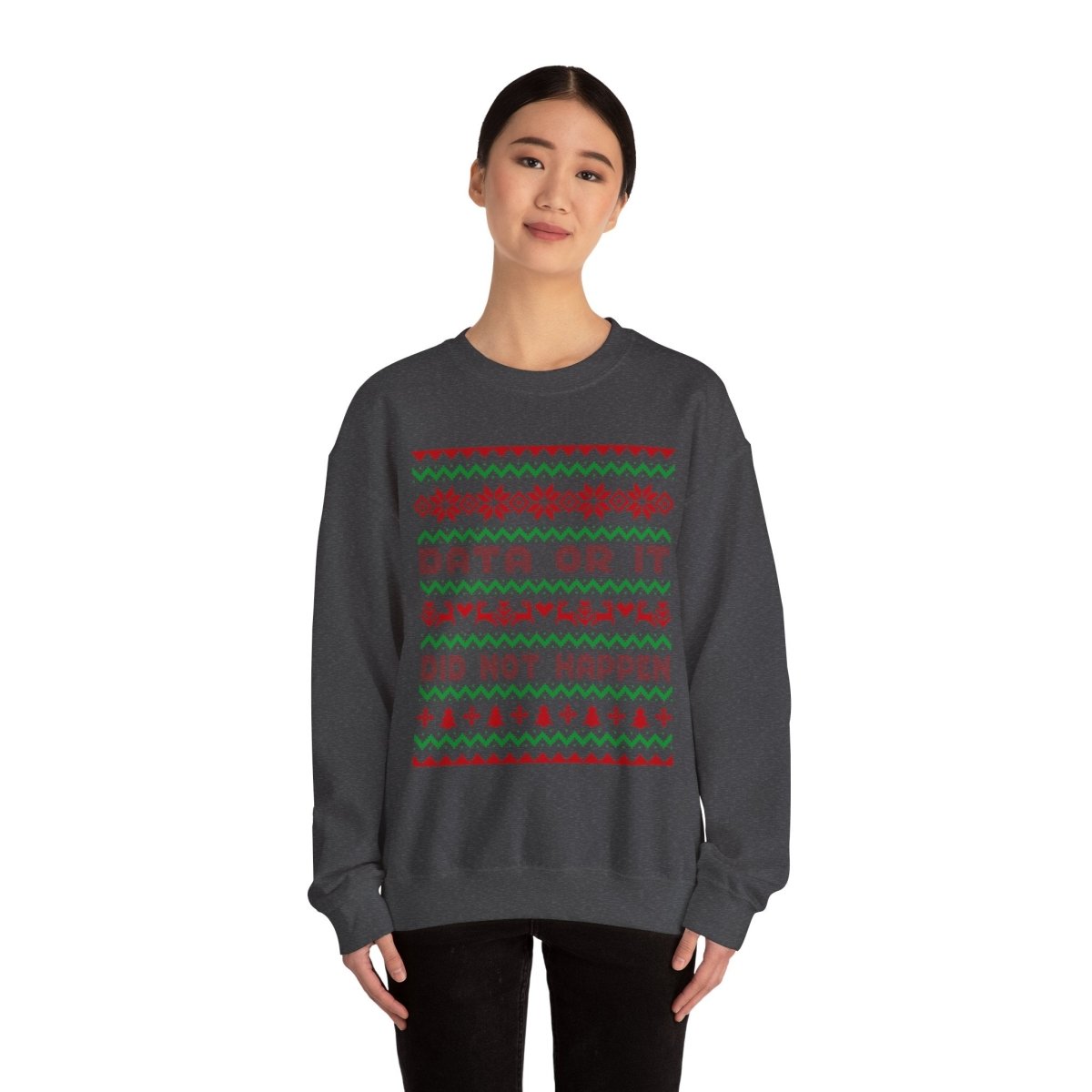 Ugly Sweater Unisex Heavy Blend™ Crewneck Sweatshirt S - Polkabean