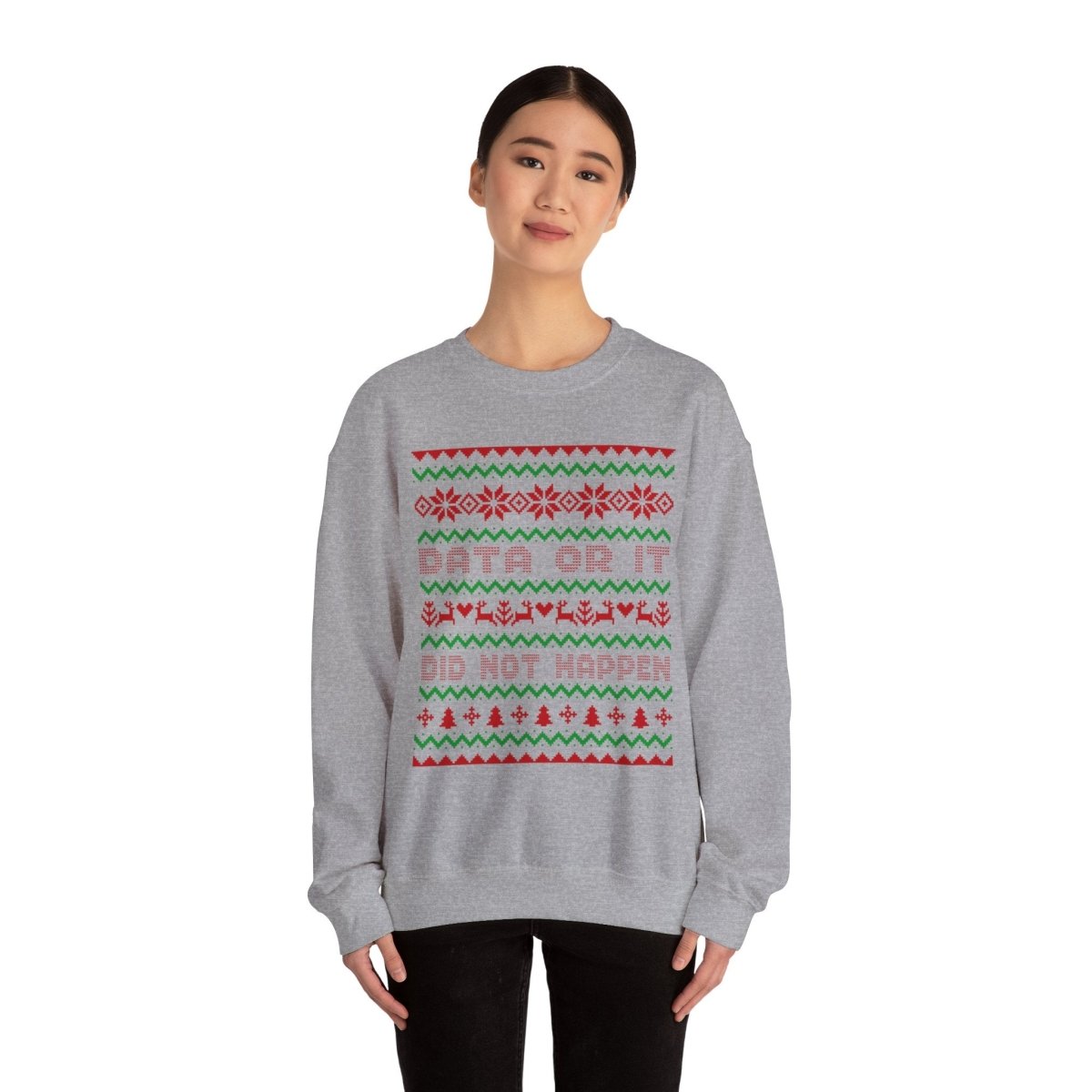 Ugly Sweater Unisex Heavy Blend™ Crewneck Sweatshirt S - Polkabean