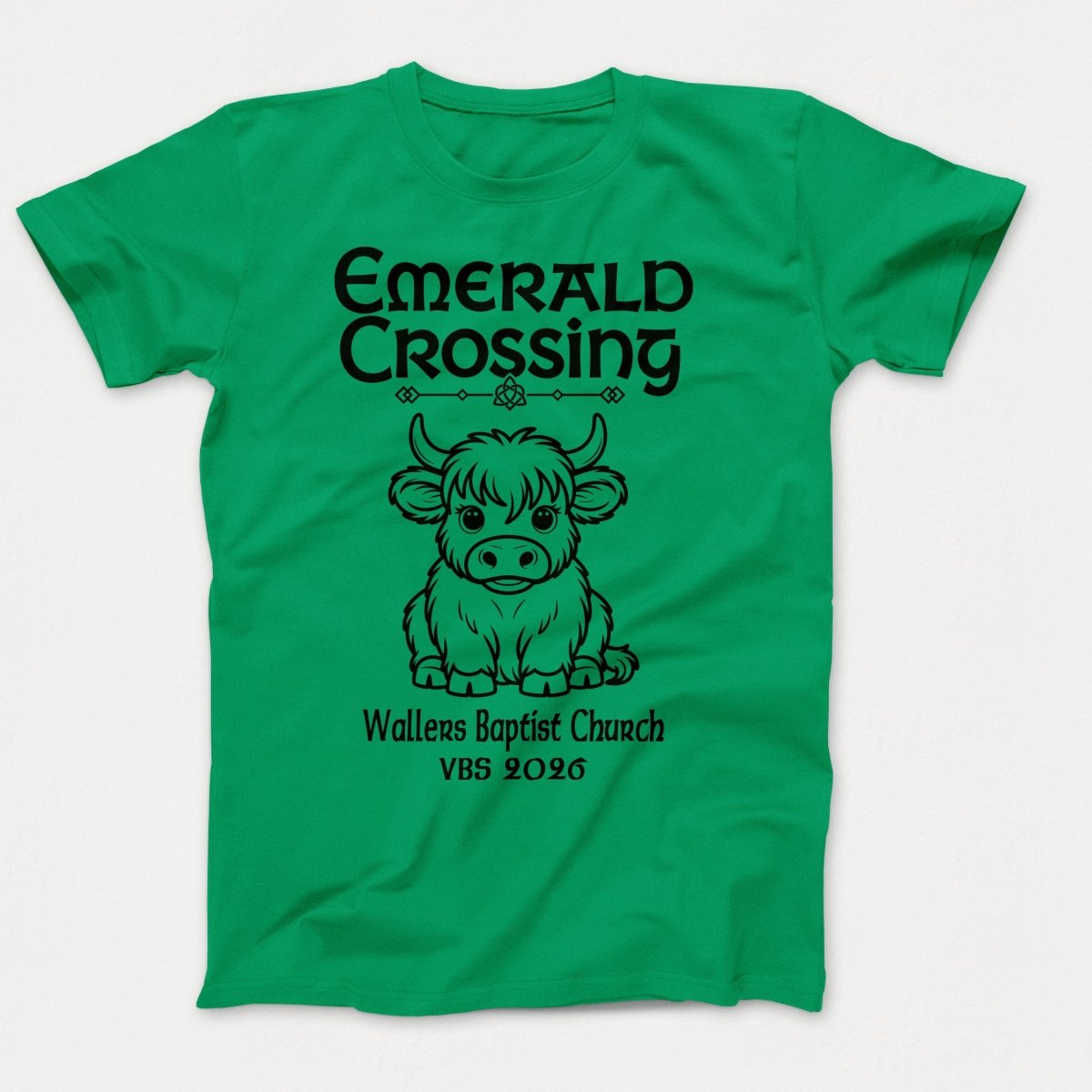 Wallers Baptist Church Highland Cow - Polkabean