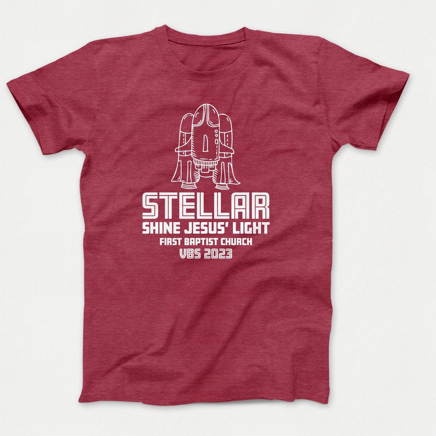 Stellar VBS T-shirt with Rocket Ship