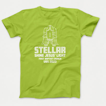 Stellar VBS T-shirt with Rocket Ship