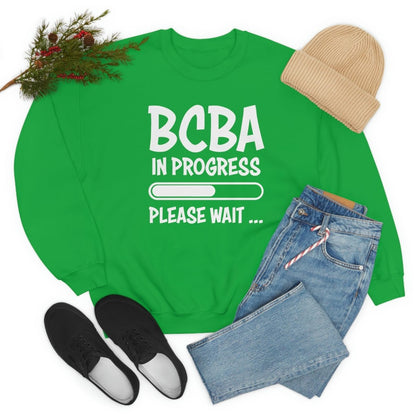 BCBA In Progress ABA Sweatshirt Irish Green - Polkabean