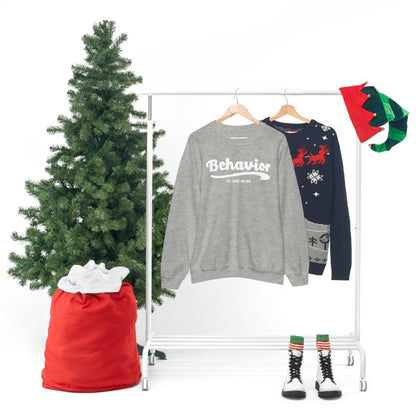 Behavior it's what we do Sweatshirt / ABA Sweatshirt / aba Therapist Sweatshirt / Behavior Analyst Sweatshirt / Applied Behavior Analyst Sport Grey - Polkabean