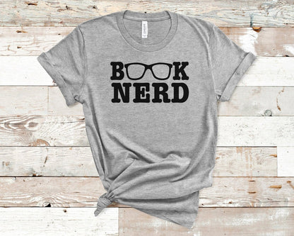 Book Nerd T-shirt Teal - Polkabean