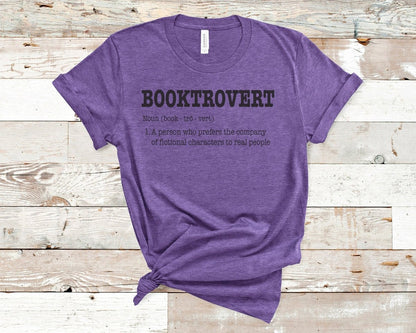 Booktrovert T-shirt Teal - Polkabean