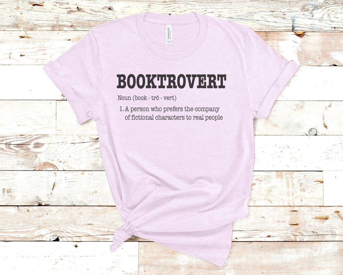 Booktrovert T-shirt Teal - Polkabean