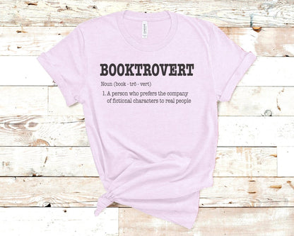 Booktrovert T-shirt Teal - Polkabean