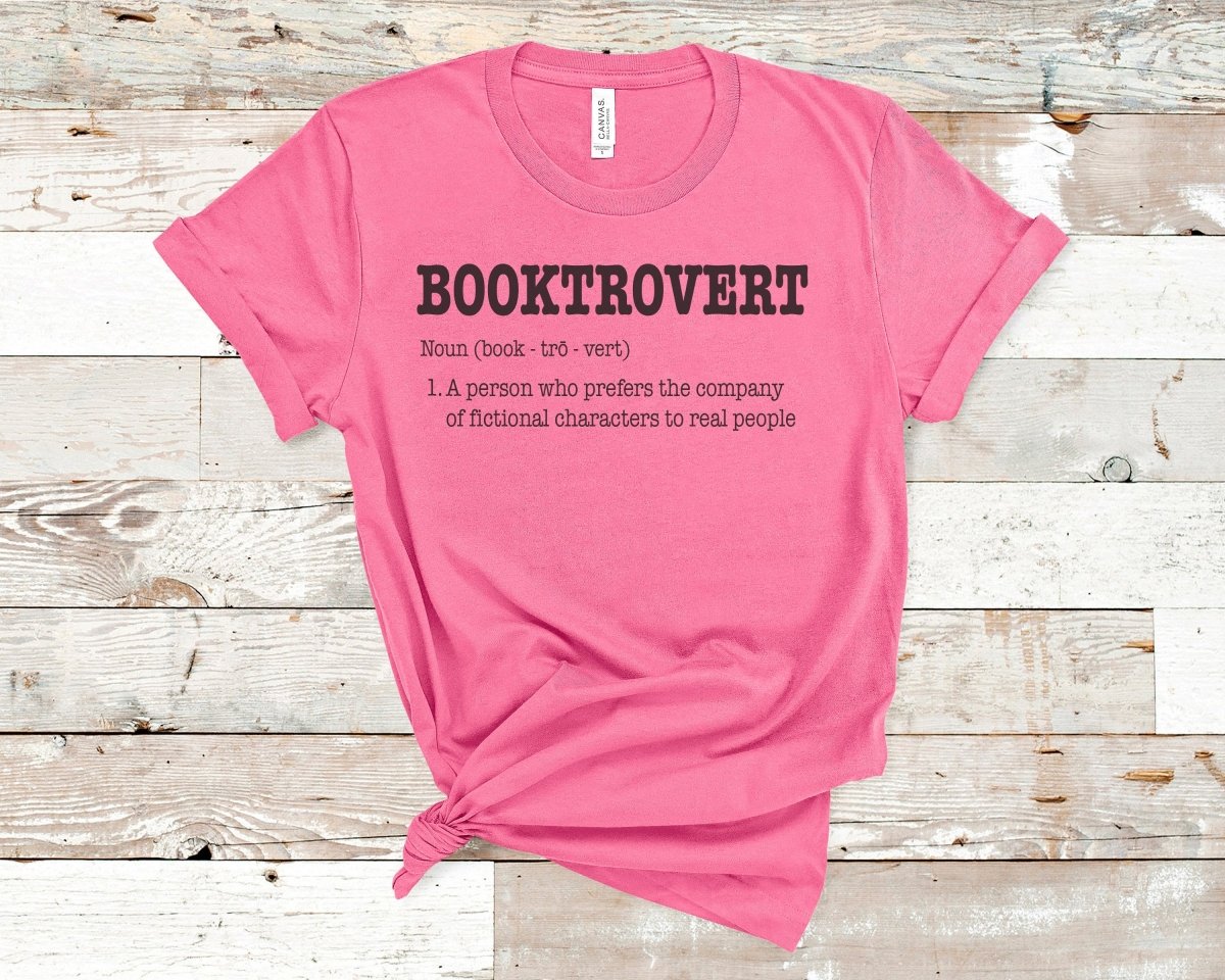 Booktrovert T-shirt Teal - Polkabean