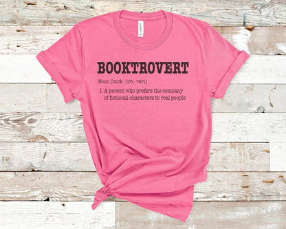 Booktrovert T-shirt Teal - Polkabean