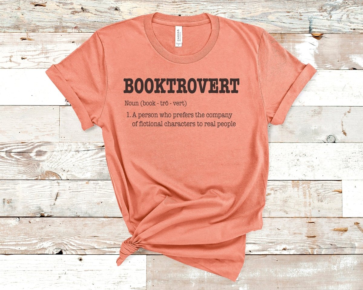 Booktrovert T-shirt Teal - Polkabean