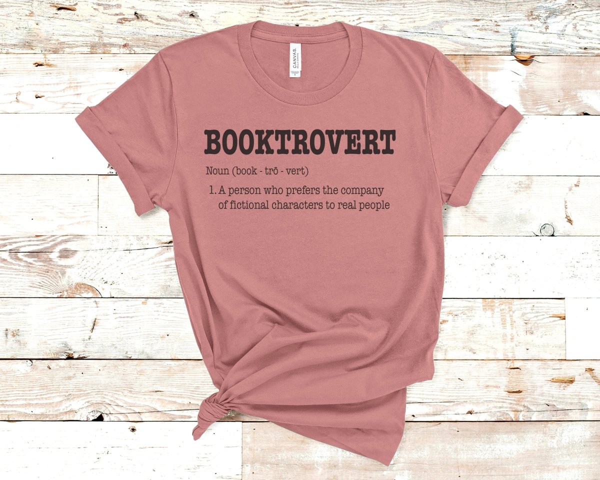 Booktrovert T-shirt Teal - Polkabean