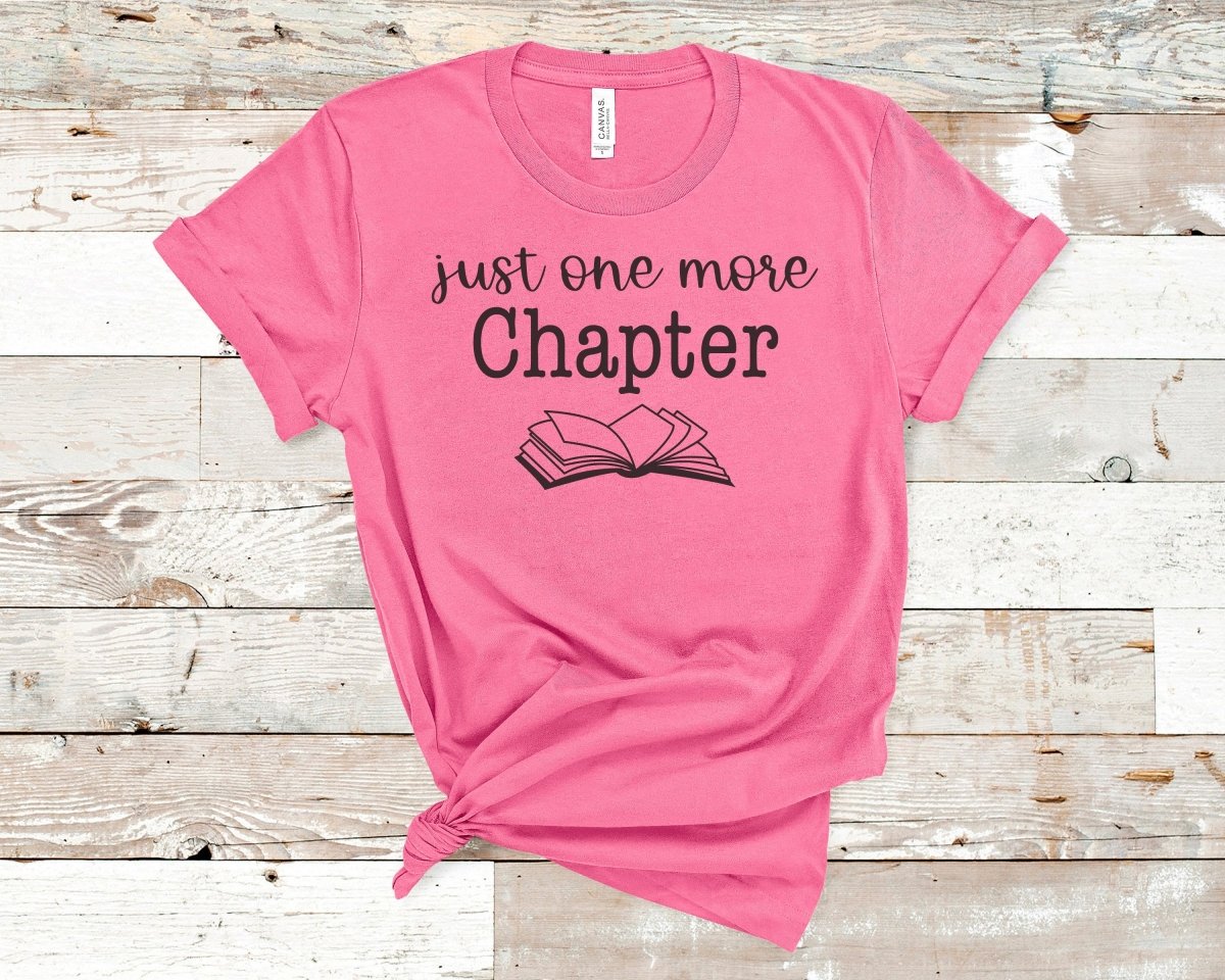 Just One More Chapter T-shirt Teal - Polkabean