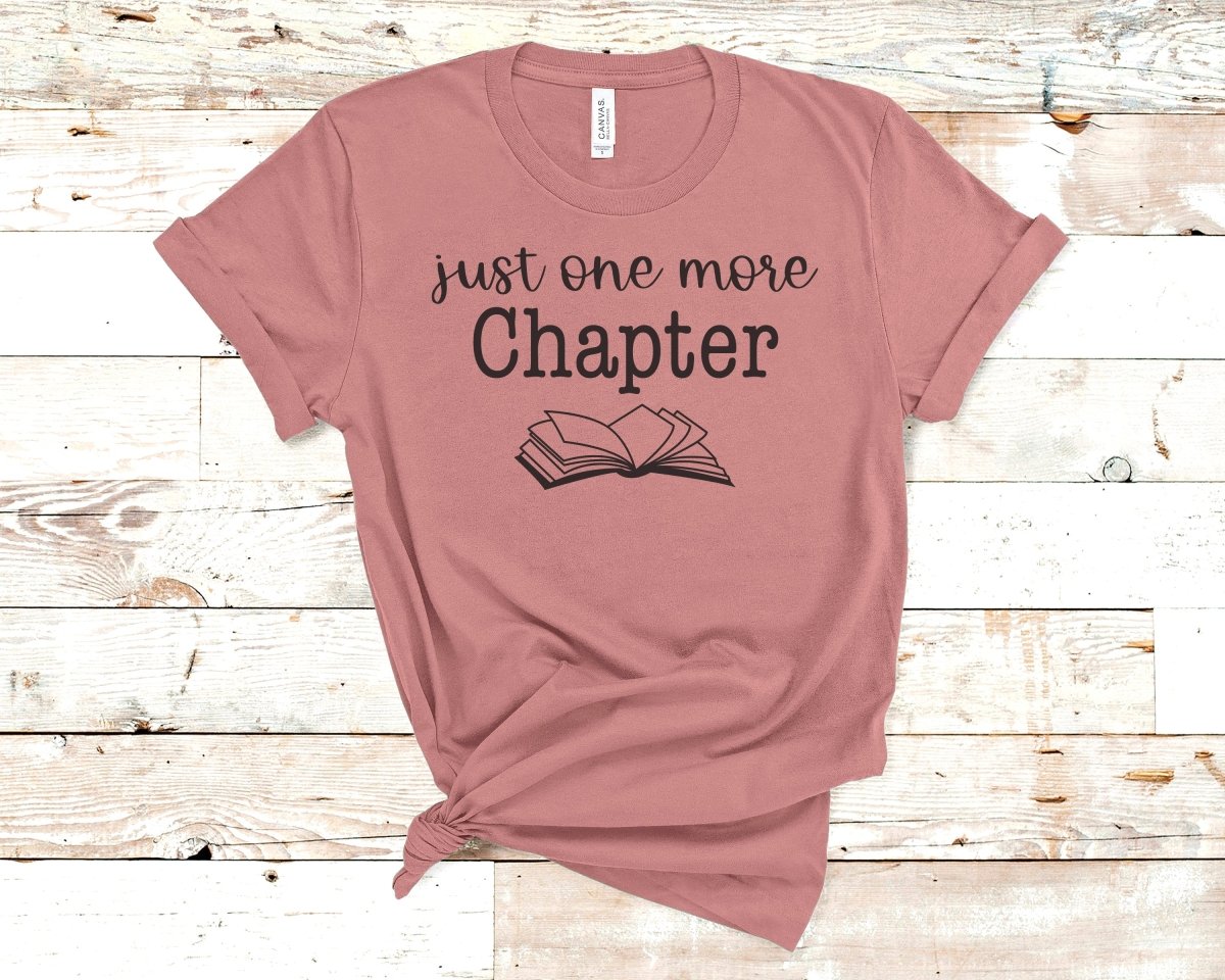Just One More Chapter T-shirt Teal - Polkabean