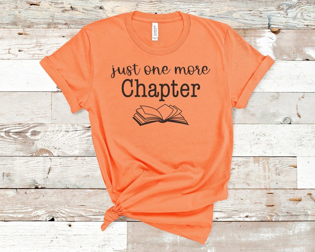 Just One More Chapter T-shirt Teal - Polkabean