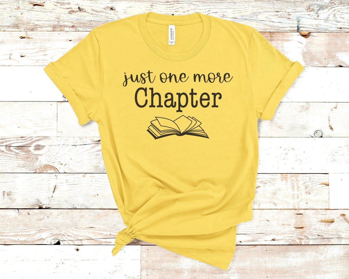 Just One More Chapter T-shirt Teal - Polkabean