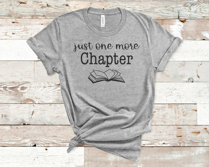 Just One More Chapter T-shirt Teal - Polkabean