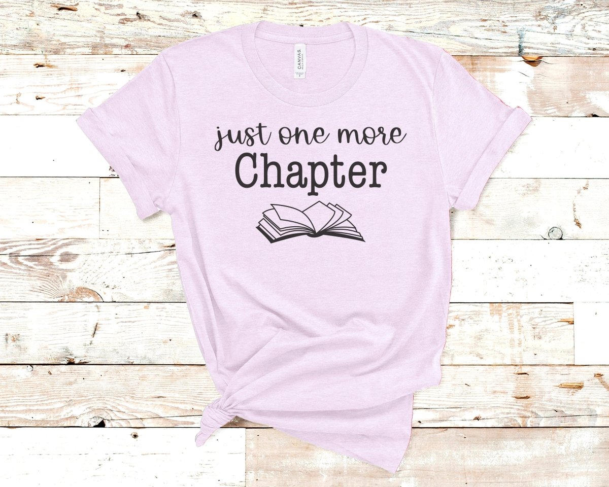Just One More Chapter T-shirt Teal - Polkabean