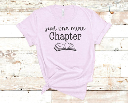 Just One More Chapter T-shirt Teal - Polkabean